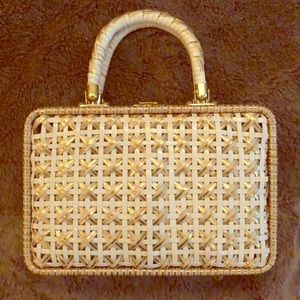 Vintage Wicker Rattan Purse